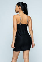 Load image into Gallery viewer, METAL STRAP MINI DRESS
