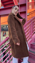 Load image into Gallery viewer, Brown Teddy Coat
