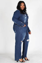 Load image into Gallery viewer, Chel&#39;s Denim Jumpsuit Plus
