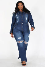 Load image into Gallery viewer, Chel&#39;s Denim Jumpsuit Plus
