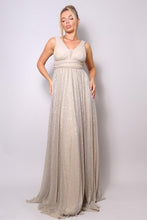 Load image into Gallery viewer, Glitter Ice Queen Maxi Dress
